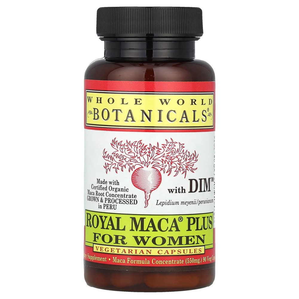 2 X Whole World Botanicals, Royal Maca� Plus with DIM� for Women, 90 VegCaps