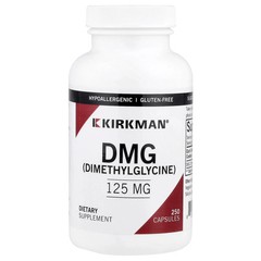 2 X Kirkman Labs, DMG, 125 mg, 250 Capsules