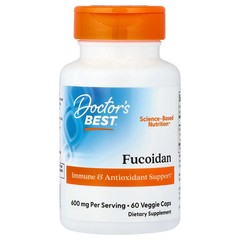 2 X Doctor’s Best, Fucoidan, 60 Veggie Caps (300 mg Per capsule)