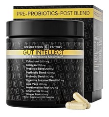 Formulation Factory Gut Intellect 10-in-1 Microbiome Maximizer Women Men 120caps