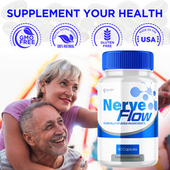 Nerve Flow Advanced Nerve Support Formula Maximum Strength Vitamin 180 Capsules
