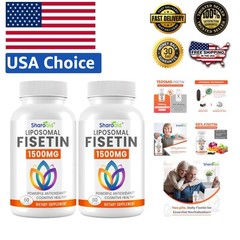 Powerful 1500mg Fisetin Softgels – Healthy Aging Support with Liposomal Delivery