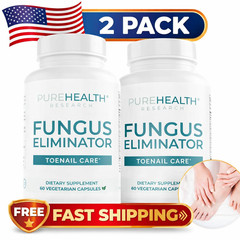 PureHealth Research Fungus Eliminator – Toenail Care, Oregano, Garlic PACK 2