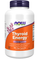 NOW FOODS Thyroid Energy 180 Caps Folate B-12 06/2025EXP