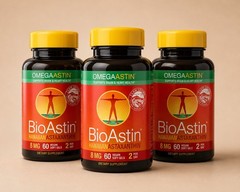 3 x BioAstin Hawaiian Astaxanthin 8mg 60 Soft Gels Exp: 12/26 FREE SHIPPING