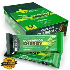 Greens+ Energy Bar Vegan 12 Pack
