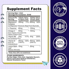 Kids Magnesium Liquid Drops-Magnesium Glycinate Liquid for Kids