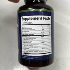 Prostate Health Men’s Mushroom Blend Saw Palmetto Supplement 90 Caps 12/26