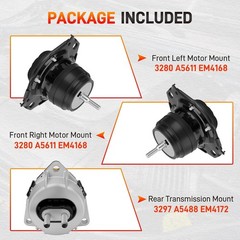 Engine Motor Mount & Transmission Mount Compatible with Jeep Grand Cherokee