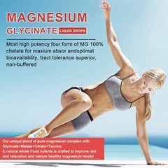 Magnesium Complex Supplement with Magnesium Glycinate,Citrate, Malate,Taurate