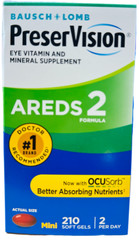 PreserVision Areds 2- 210 SoftGels for Eyes Exp. After 06/2025 + Free Shipping