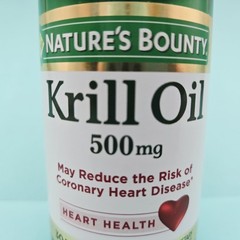 Krill Oil 500 mcg by Nature’s Bounty Provides Omega-3 30 Rapid Release Softgels