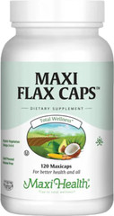 Maxi Health Maxi Organic Flaxseed Oil Caps 1400 Mg – 120 Maxicaps