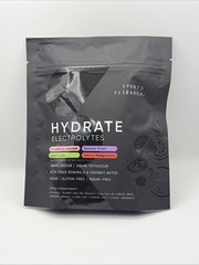 Electrolyte Powder Packets Passion Fruit Flavor Hydration & Recovery Boost