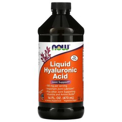 2 X Now Foods, Liquid Hyaluronic Acid, Berry Flavor, 100 mg, 16 fl oz (473 ml)