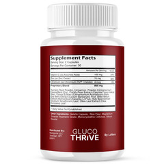 Gluco Thrive Capsules Blood Optimizer Support GlucoThrive Supplement Pill (60ct)