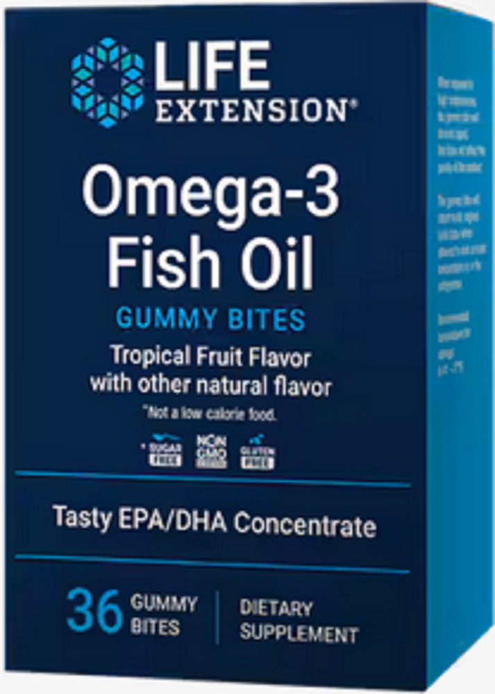 Life Extension Omega-3 Fish Oil 36 Gummies