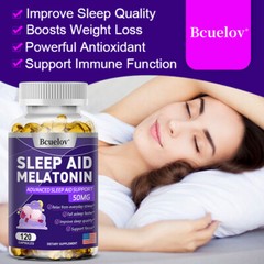 Natural Sleep Aid, Fall Asleep Faster, Wake Up Refreshed,120 Capsules x 3Bottles