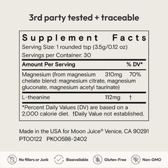 Moon Juice Magnesi-Om Magnesium Powder Supplement 3.7OZ UNFLAVORED EXP 03/2026