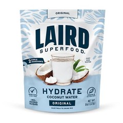 Laird Superfood -Hydrate Coconut Water Drink Powder Original 8 Oz Free Shipping