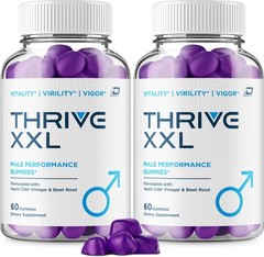 (2 Pack) Thrive XXL Gummies for Men – ThriveXXL Gummy Natural Blend Vitamins