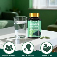 Blue Green Algae Supplement Stem Cell Activator 250mg Repair Damage Cells 60caps