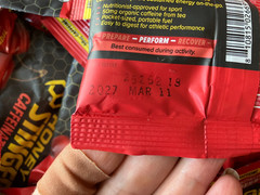 massive lot of 114 honey stinger energy chews caffeinated cherry cola 2027 dates