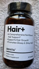 BIGVITA Hair+ Growth Supplement – 60 Capsules Exp 11/2027