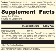 Standard Process – Zypan – 90 Tablets