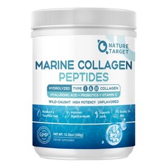Marine Collagen Peptides Powder – Type I & III Collagen with Probiotics, Vita…