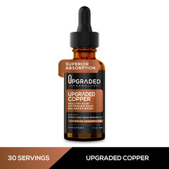 Upgraded Copper 2 Fl oz. 30servings: Healthy Hair, Skin, and Mood