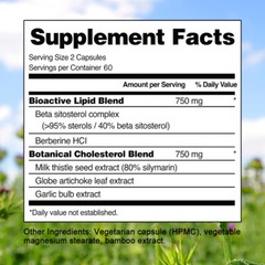 Cholesterol Health Promote Digestive Health Promote Lipid Metabolism 120 Pills