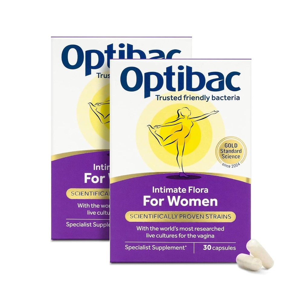 Optibac Probiotics For – 30 Capsules Pack Of 2 Probiotic Rhamnosus Gr-1 Reuteri