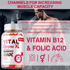 Vital Grow XL Male Gummies – Supports Health, Enhances Muscle Endurance