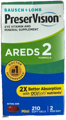 PreserVision AREDS 2 Formula Softgels – 210 Count – New