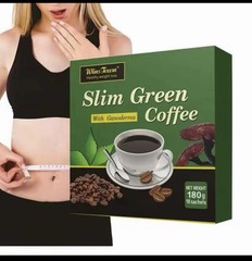 SLIM GREEN COFFEE With Ganoderma HEALTHY WEIGHT LOSS. Weight Control Detox Tea.