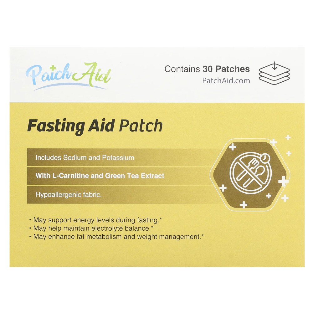 2 X PatchAid, Fasting Aid Patch, 30 Patches