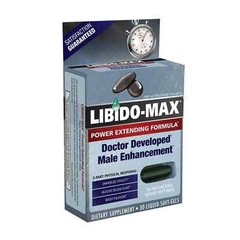 Libido Max Male Enhancement Power Extending Formula 30 Softgels