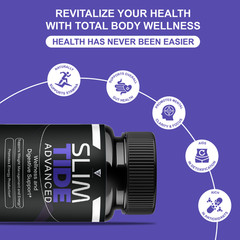 (5 Pack) Slimtide Advanced Health Management Capsules, Slim Tide (300 Capsules)