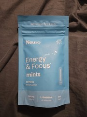 Neuro Mints: Energy & Focus- Peppermint- 90 Pieces++ US Free shipping