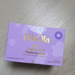 EllaOla Kids & Teens Multivitamin Sachets Unflavored Sugar Free 30 Ct