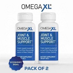 Omega XL 300 Capsules Omega 3 Natural Joint Pain Relief Supplement, EXP 02/2029