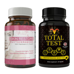 Restore Skin Collagen Dietary Supplement & Vitality Support Antioxidant 60 Caps