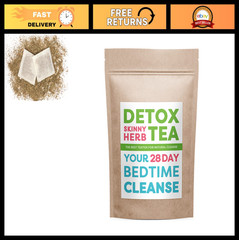 28-Day Bedtime Cleanse Tea – Detox Herbal Blend, Natural Weight Loss Support