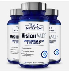 3X 1MD Nutrition Vision MD Eye Vitamin CARMIS – Eye Supplement – 30 Softgels
