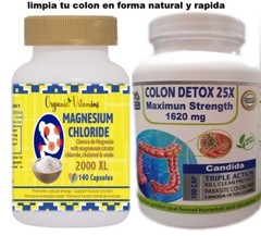 Colon Detox 15 days clean 100 capsules Colon Cleanser Weight loss