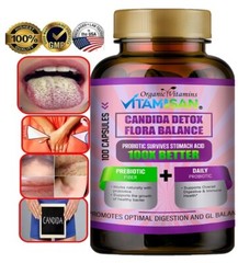 Candida Cleanse Complex Yeast Infection Treatment & Detox For Albicans
