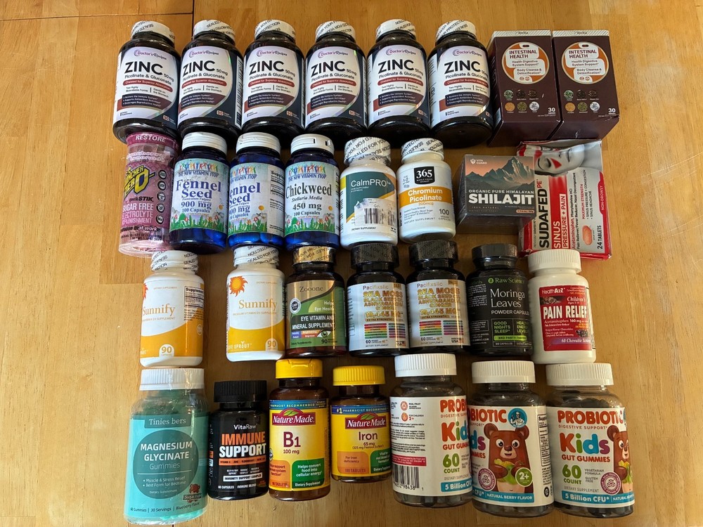 30x LOT Huge Wholesale Vitamin Supplement Mixed Bundle Assorted #9