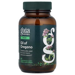 2 X Gaia Herbs, Oil of Oregano, 60 Liquid Phyto-Caps�