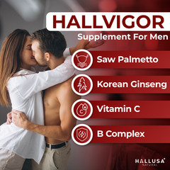 HALLPROST ULTRA 60 caps + Free HALLVIGOR 60 Caps | Prostate Health Supplements